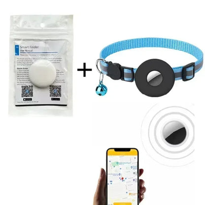 INZYX Bluetooth Pet Locator Tag for Dogs and Cats, Collar-Attached Anti-Lost Finder with Companion App, Short-Range Indoor Pet Finder