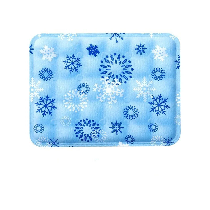 INZYX Pet Cooling Mat for Dogs and Cats, Pressure-Activated Gel Cooling Pad, Non-Toxic Summer Pet Bed for Crate, Car, and Kennel