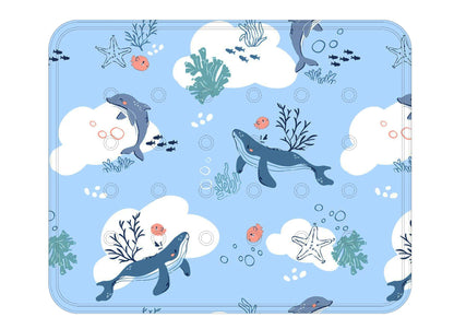 INZYX Pet Cooling Mat for Dogs and Cats, Pressure-Activated Gel Cooling Pad, Non-Toxic Summer Pet Bed for Crate, Car, and Kennel
