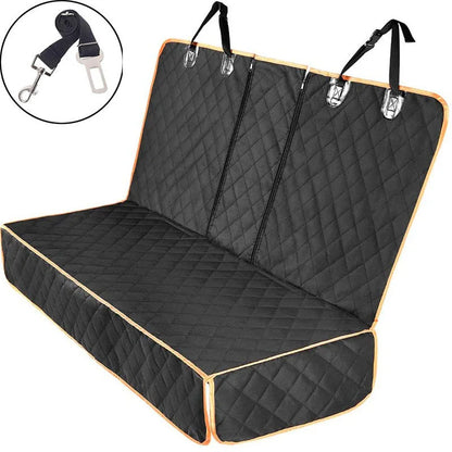 INZYX Waterproof Dog Car Seat Cover, Hammock Style Back Seat Protector for SUV Truck Car, Non-Slip Scratch-Proof Pet Seat Cover