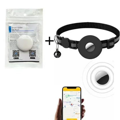 INZYX Bluetooth Pet Locator Tag for Dogs and Cats, Collar-Attached Anti-Lost Finder with Companion App, Short-Range Indoor Pet Finder