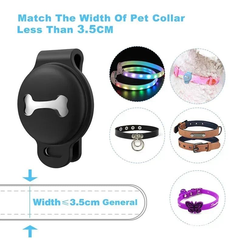 INZYX Bluetooth Pet Locator Tag for Dogs and Cats, Collar-Attached Anti-Lost Finder with Companion App, Short-Range Indoor Pet Finder