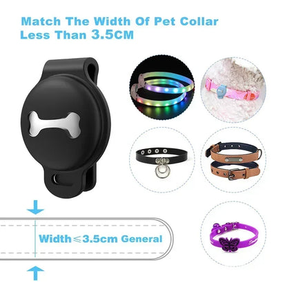 INZYX Bluetooth Pet Locator Tag for Dogs and Cats, Collar-Attached Anti-Lost Finder with Companion App, Short-Range Indoor Pet Finder