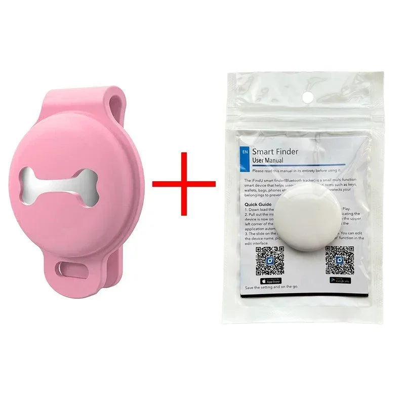 INZYX Bluetooth Pet Locator Tag for Dogs and Cats, Collar-Attached Anti-Lost Finder with Companion App, Short-Range Indoor Pet Finder