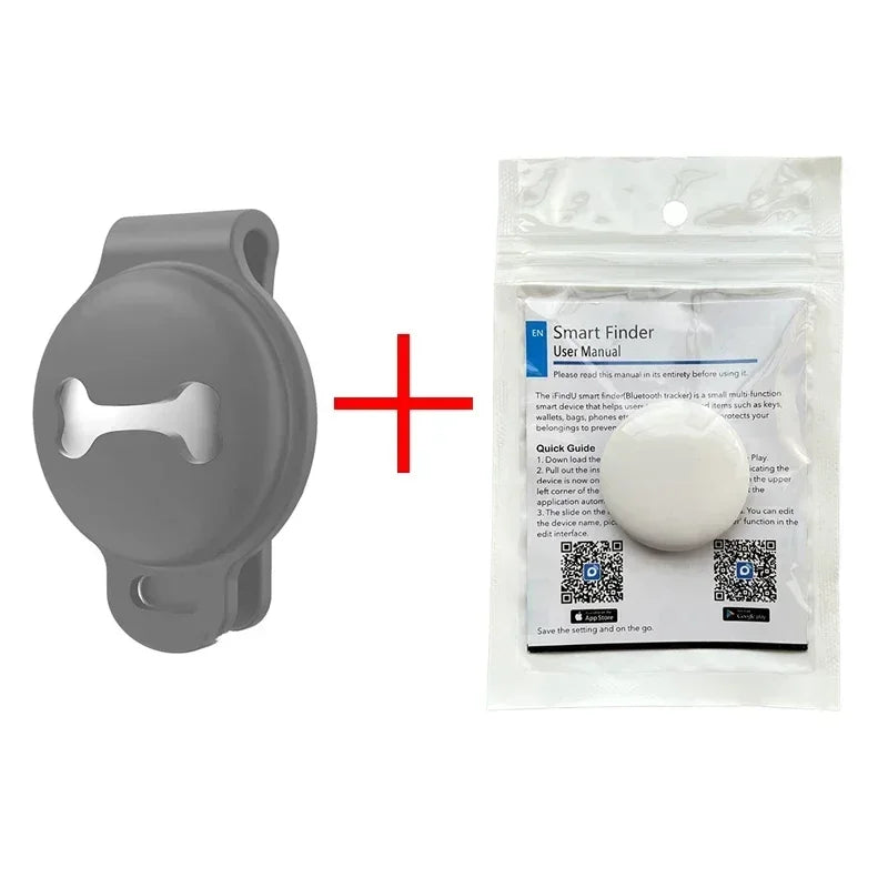 INZYX Bluetooth Pet Locator Tag for Dogs and Cats, Collar-Attached Anti-Lost Finder with Companion App, Short-Range Indoor Pet Finder